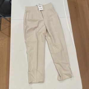 Zara dress pants off white.  Brand new.  Tags attached